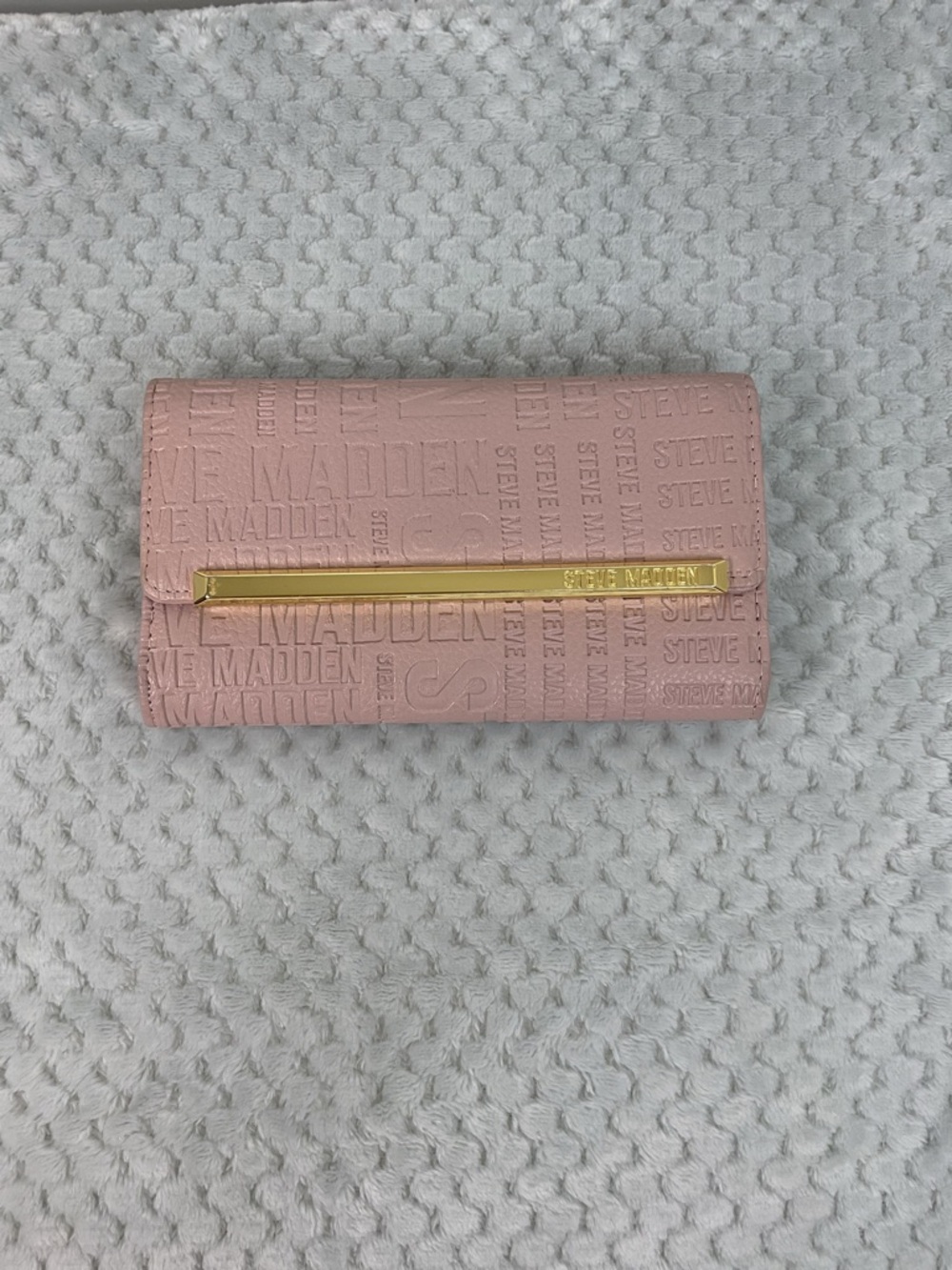 Steve Madden Blush Pink Logo Wallet